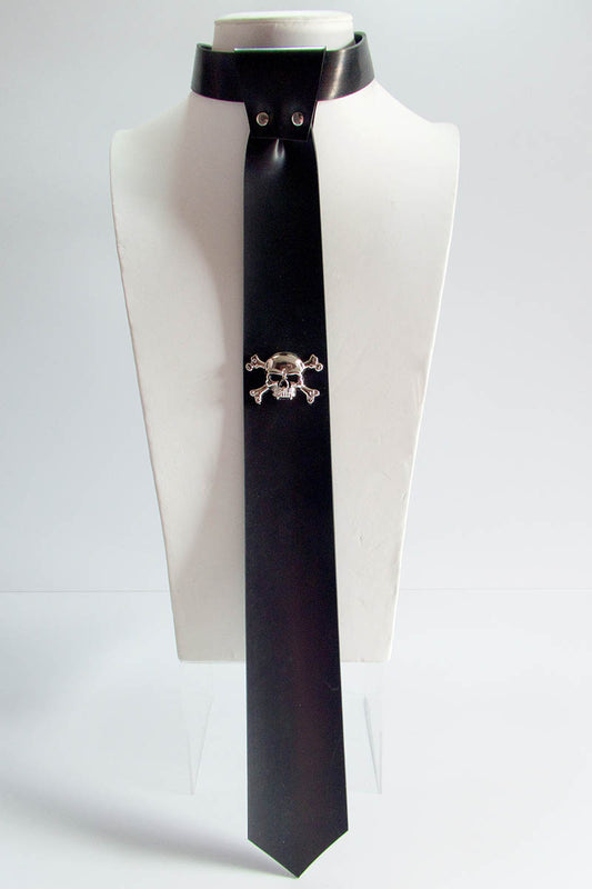 Skinny Tie w/ Skull