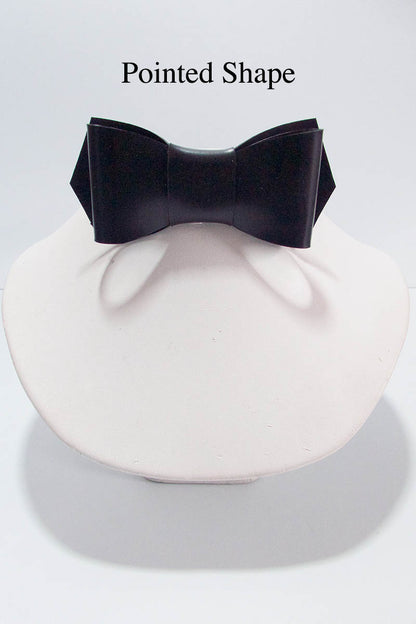 Rubber Bow Tie w/ 5 Spikes