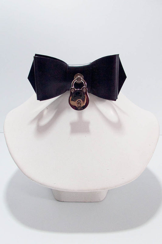 Rubber Bow Tie w/ Padlock