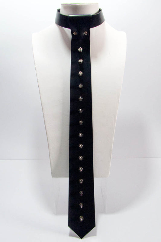 Skinny Tie with Spikes