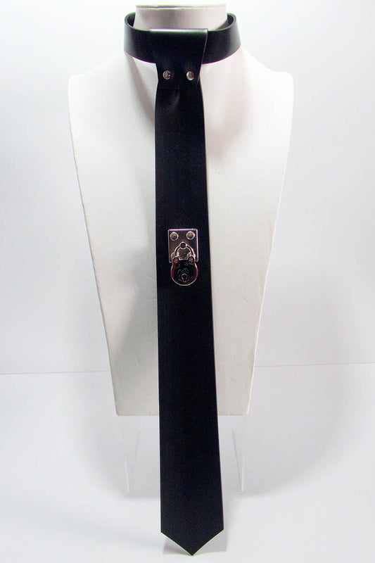 Skinny Tie with Padlock