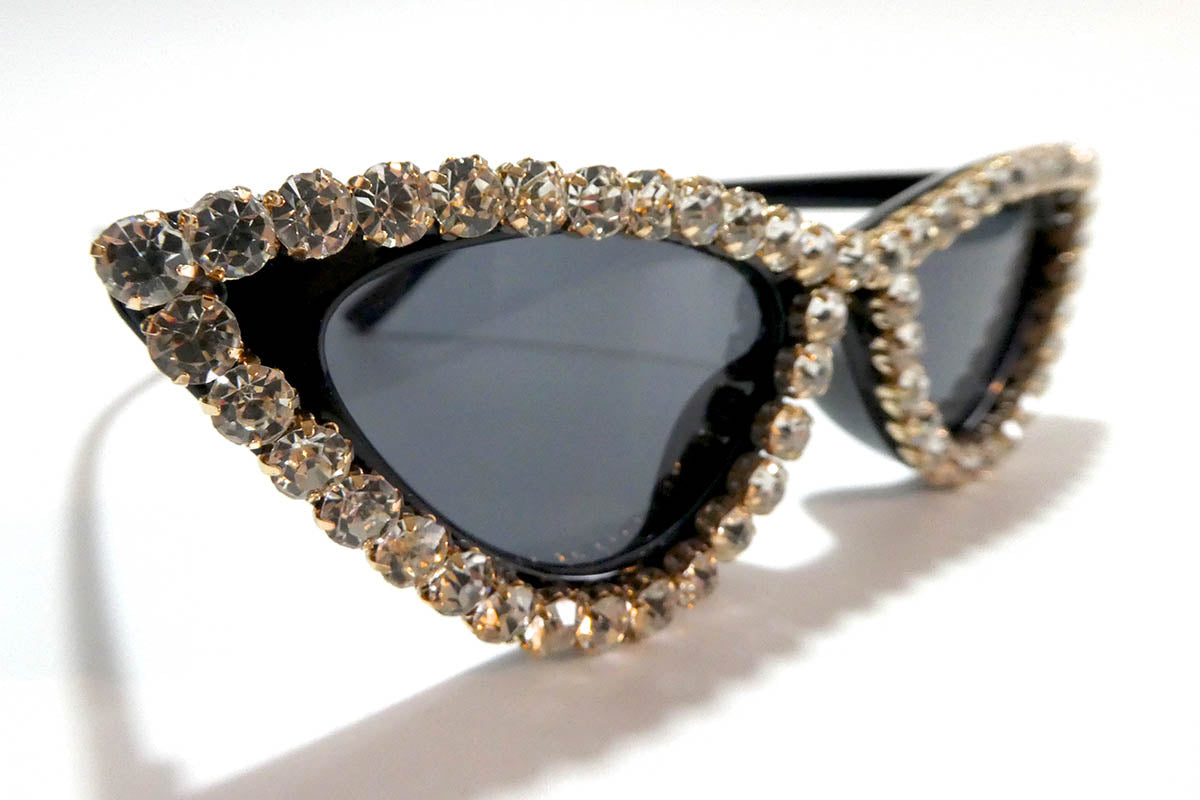 SG Diamond Cat Eye Rhinestone Oversized Sunglasses - Etsy